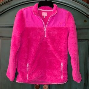 Joules Pink Half Zip pullover